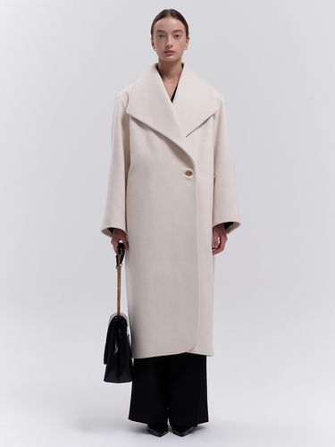 Reba Shawl Collar Coat - BLOSSOM H COMPANY - Modalova