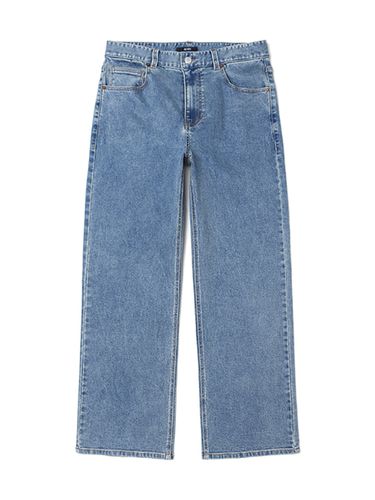 Wide Denim Pants _ Indigo - ADHOC - Modalova