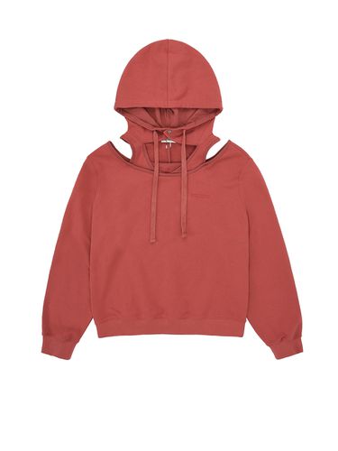 Cut Out Hoodie (Red) - Lesugiatelier - Modalova