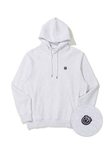 Smile Emblem Hoodie_Gray - MARKM - Modalova