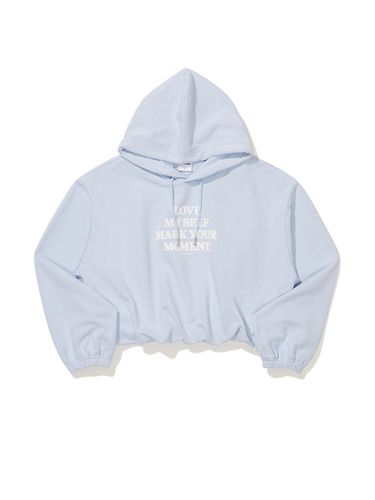 Winter Cropped Hoodie - Light Blue - MARKM - Modalova