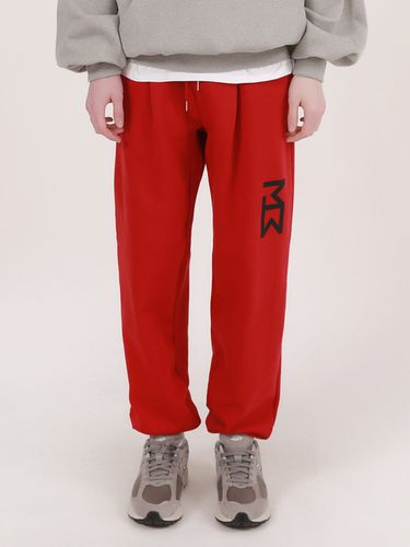 Signature Logo Sweat Joggers - Red - MOMENTISM - Modalova