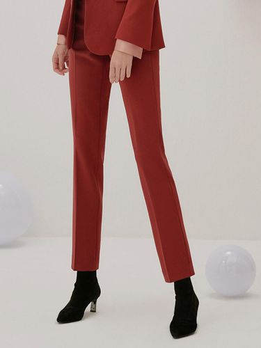 Slim Straight Trousers - FRONTROW - Modalova