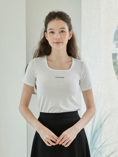 Square Half Tee - bibyseob - Modalova