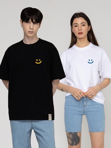 Small Drawing Smile T-Shirt_6 Color - GRAVER - Modalova