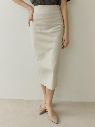 FSK Linen Back Slit Skirt_6Colors - REORG - Modalova