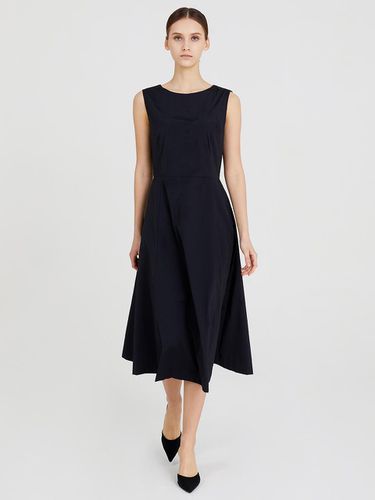 Sleeveless Flare Dress_Black - HAVELESS - Modalova