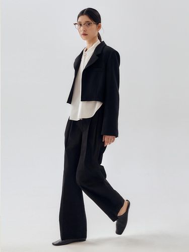 Drama Signature] Cropped Tailored Blazer - FRONTROW - Modalova