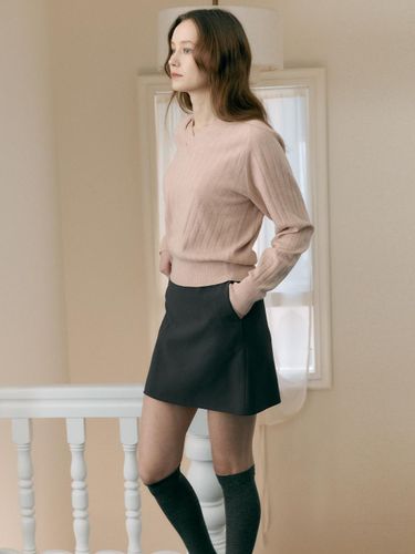 Drama Signature] Classic Mini Skirt - 2color - FRONTROW - Modalova