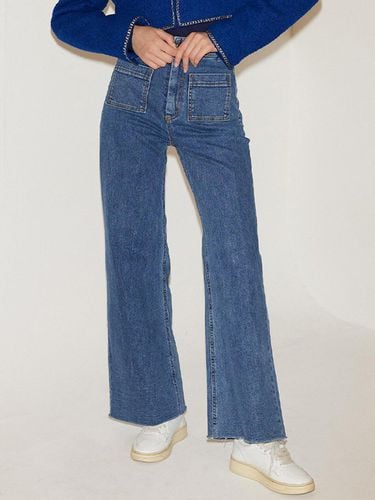 Wide Denim Pants ( 5Colors) - SALON DE YOHN - Modalova