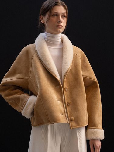 Signature Shearling Jacket _ Beige - LE - Modalova