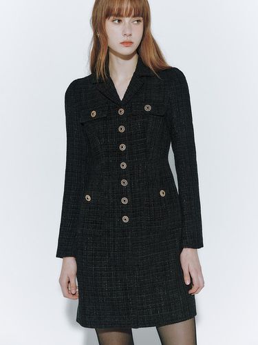 Exclusive] Lena Velvet Tweed Dress - IvanaHelsinki - Modalova