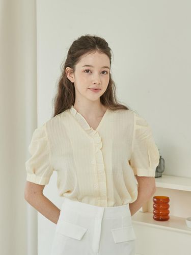 Frill Tuck Shirt - bibyseob - Modalova