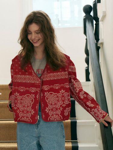 Reversible Paisley Weekend Jacket - OTHEMENT by vocavaca - Modalova