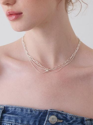 Heart Greenery Necklace 03_ Silver - STILL INSTANT - Modalova