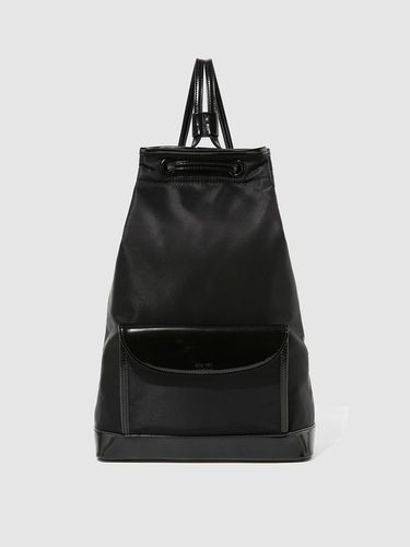 Eco Leather Nylon Bag (Black) - AND YOU - Modalova