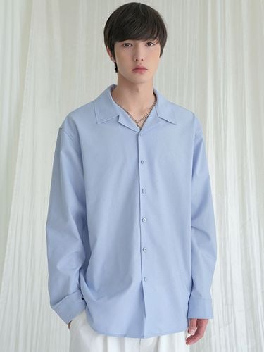 French Linen Open Collar Shirt_6 Colors - AVANDRESS - Modalova