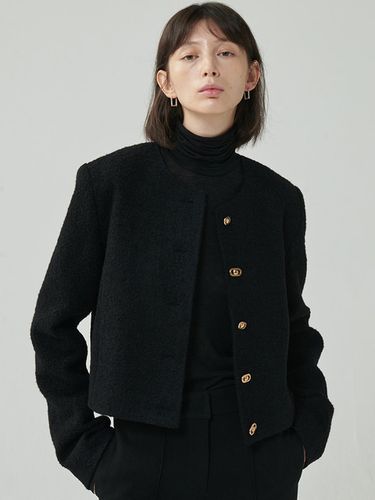 Bookle Tweed Jacket (Black) - ARCHAIC - Modalova