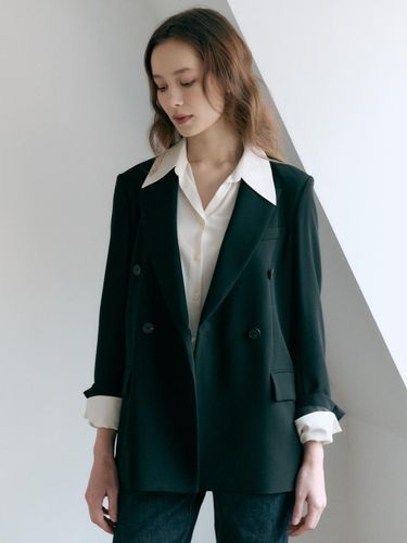 Drama Signature_Oversized Double-Breasted Blazer - FRONTROW - Modalova