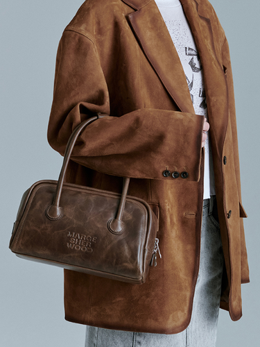 Soft Tote Bag_Washed Brown Pull-Up - MARGESHERWOOD - Modalova