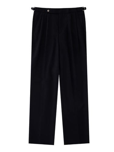 Tropical Wool Soft Adjust Pleated Trouser - Bellief - Modalova