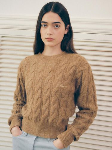 Twist Knit Pullover Brown - ROLAROLA - Modalova