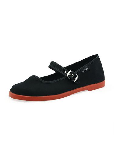 Gong-Fu Bailarina Rona Flats_Negro - VICTORIA SHOES - Modalova