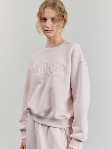 Logo Sweatshirt (Light Pink) - Tillber - Modalova