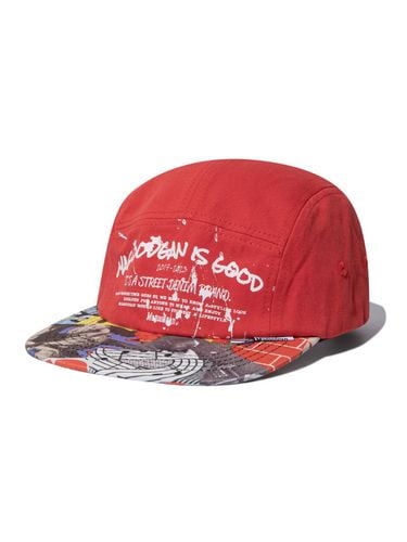 Headwear 9306 Collage Color Black Camp Cap_Red - MAGOODGAN - Modalova