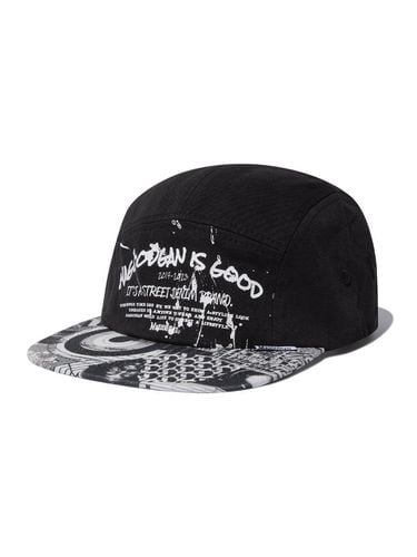 Headwear 9306 Collage Color Black Camp Cap_Black - MAGOODGAN - Modalova