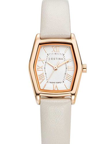 Nuovo Tempo Leather Watch - J.ESTINA - Modalova