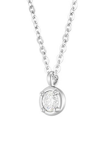 Mariebel 14K 0.1ct Dia Necklace - J.ESTINA - Modalova