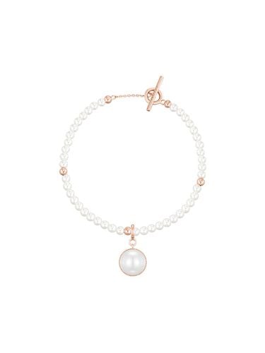 Mariel Circle Pearl Bead Bracelet + Pendant Set - J.ESTINA - Modalova