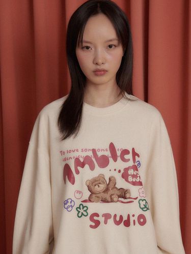 In Flower Garden Oversized Sweatshirt - AMBLER - Modalova