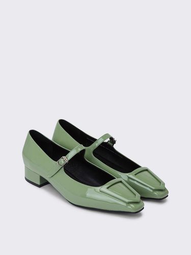 Neo Polygon 24 Mary Jane Flats_Green - SUECOMMA BONNIE - Modalova