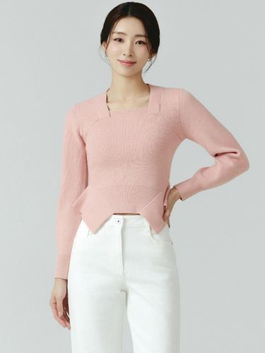 Itmisha Peplum Knit Pullover ITO2YPO770 (3COLOR) - IT MICHAA - Modalova