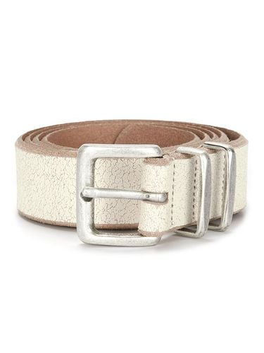 Vintage Crack Leather Belt - Matin Kim - Modalova