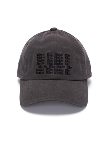 Lettering Ball Cap_Charcoal - Matin Kim - Modalova