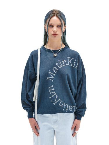 Matin Oversize Round Neck Knit Pullover - Matin Kim - Modalova