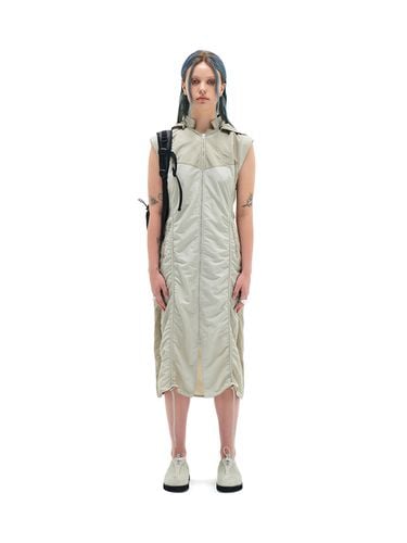 Shirring Sleeveless Zip Up Dress - Matin Kim - Modalova