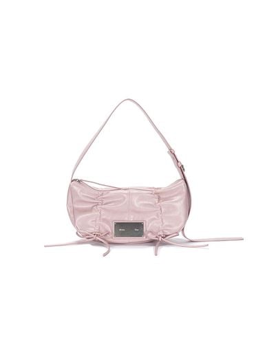 Half Shirring Ribbon Round Bag_Pink - Matin Kim - Modalova