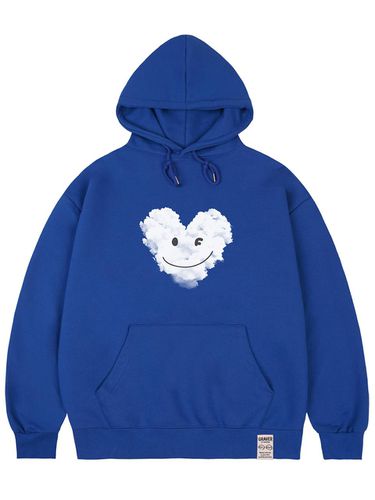 Large Cloud Heart Smile Hoodie - GRAVER - Modalova