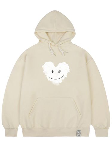 Large Cloud Heart Smile Hoodie - GRAVER - Modalova