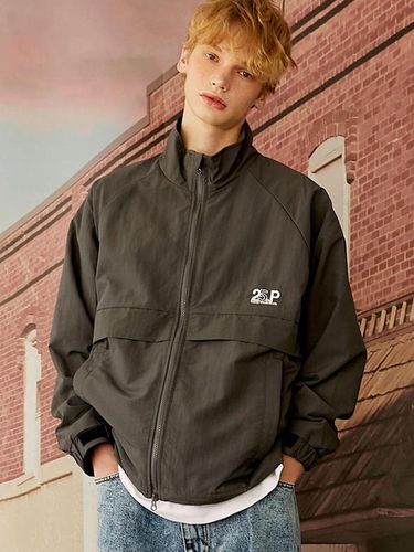 P Sense Logo Wind Breaker_Charcoal - 25PERCENTAGE - Modalova