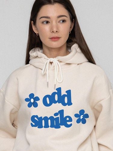 Oddsmile Logo Flower Hoodie - GRAVER - Modalova