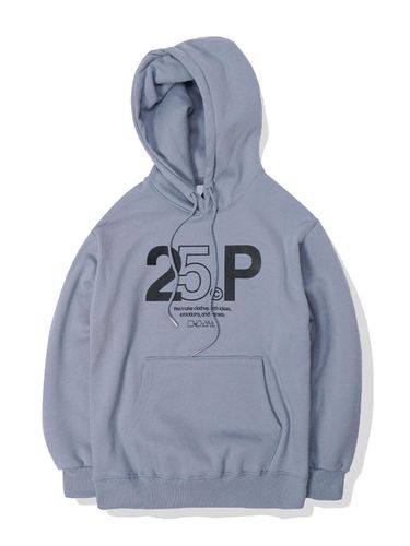 Fleece-Lined Overfit Heavyweight Hoodie [Light Sky] (25PU3WHD0) - 25PERCENTAGE - Modalova