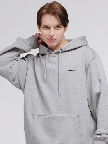 P Classic Logo Hoodie_Gray - 25PERCENTAGE - Modalova