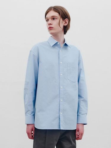 Oversized Oxford Shirt 2 Colors - MIND BRIDGE MEN - Modalova