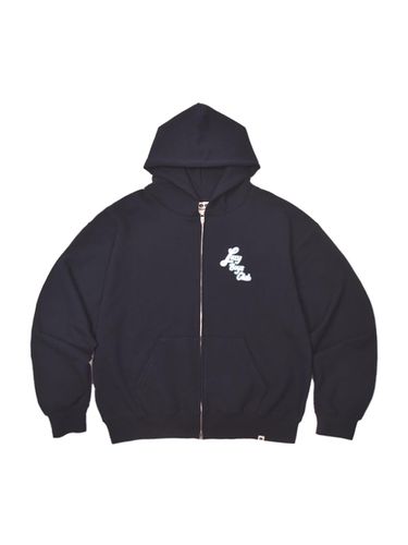 Sign Logo Hooded Zip-Up _ Navy - SLEEPYEYES - Modalova