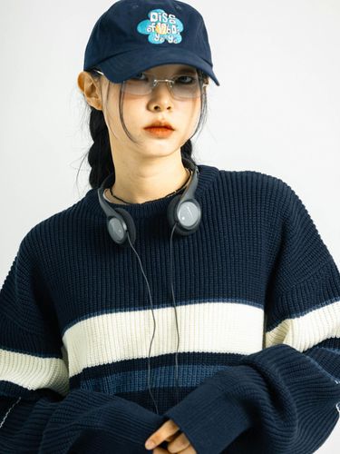 Flower Logo Cap_Navy - YE-YE - Modalova